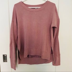 Athleta Coaster Luxe Sweatshirt (Dogwood Mauve)
